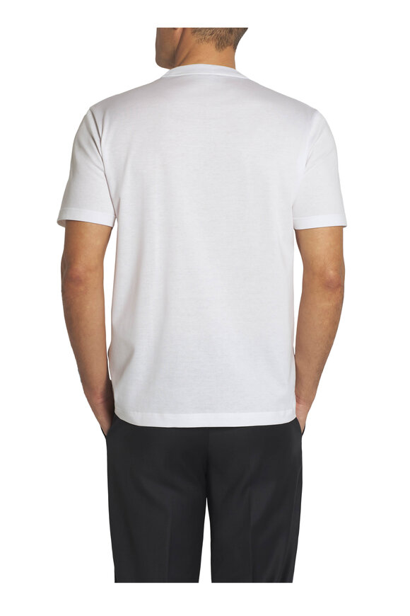 Brioni - White Cotton T-Shirt 