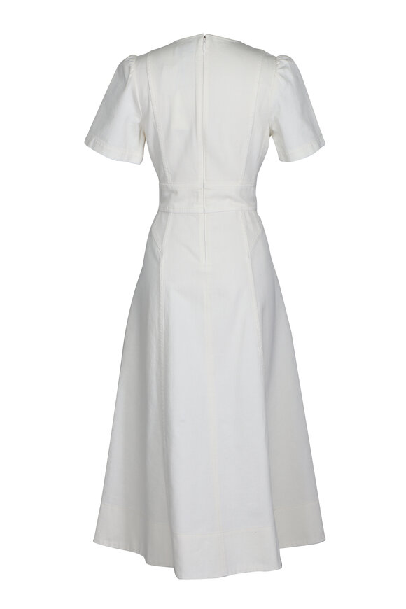 Tanya Taylor Renzo Chalk Midi Dress - view 2