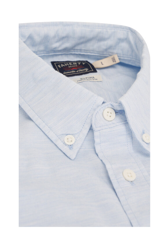 Faherty Brand - Oxford Blue Sport Shirt