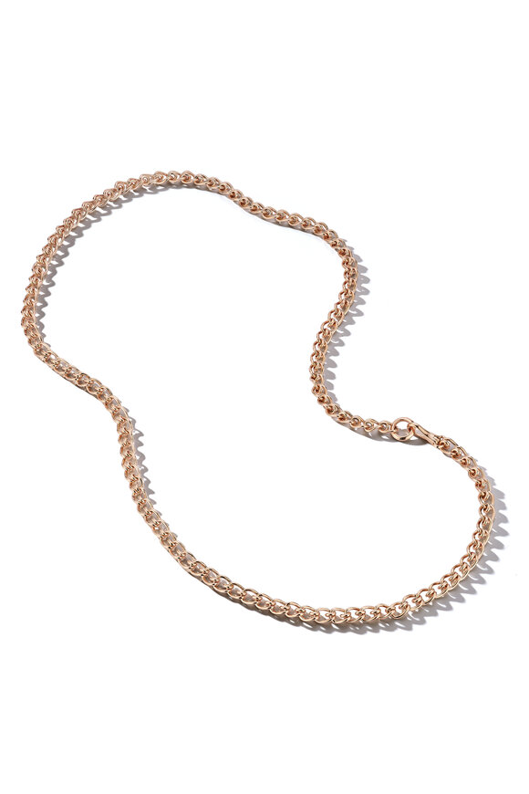 Walters Faith - Rose Gold Coil Chain Necklace