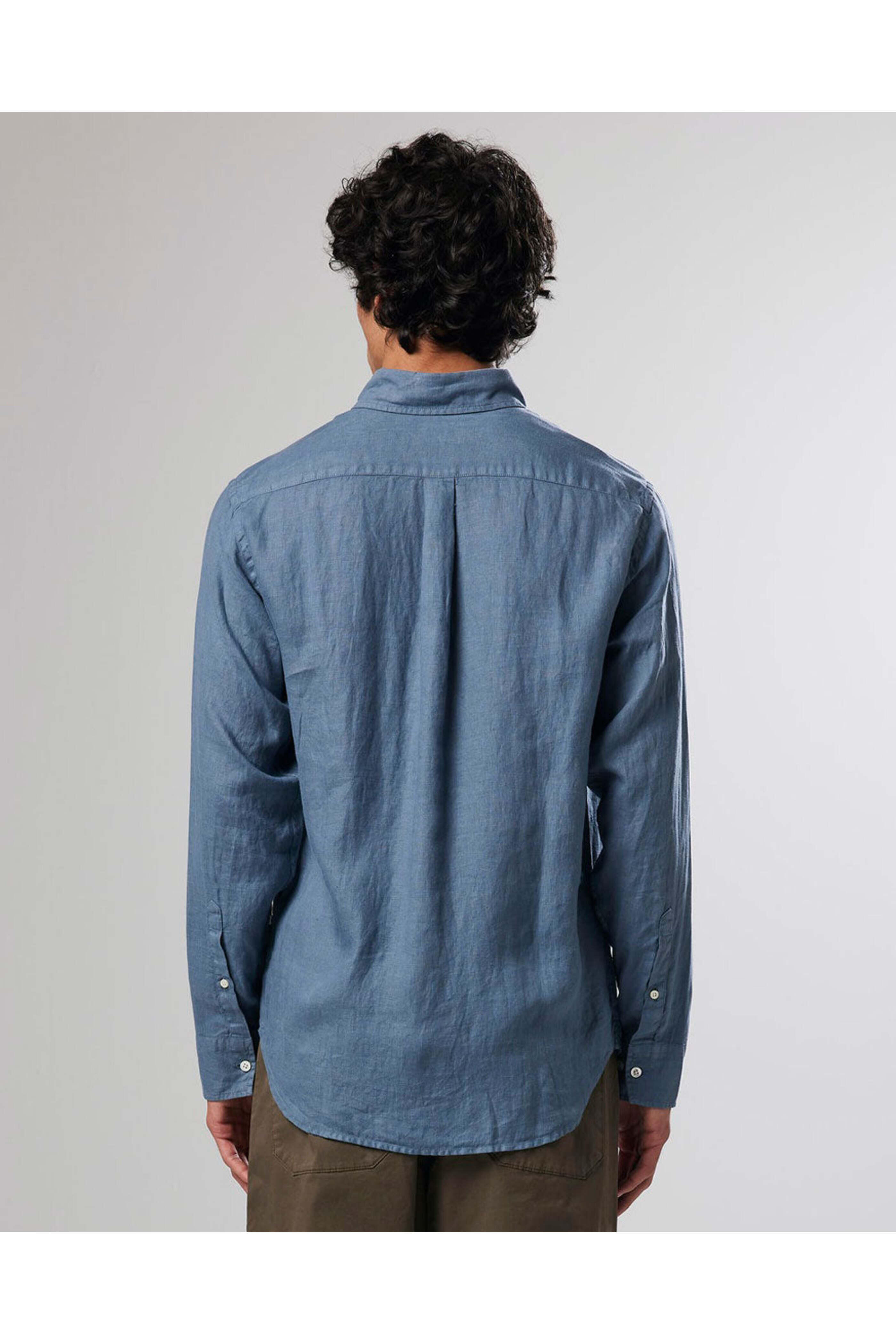 Nn07 - Levon Shirt in Swedish Blue