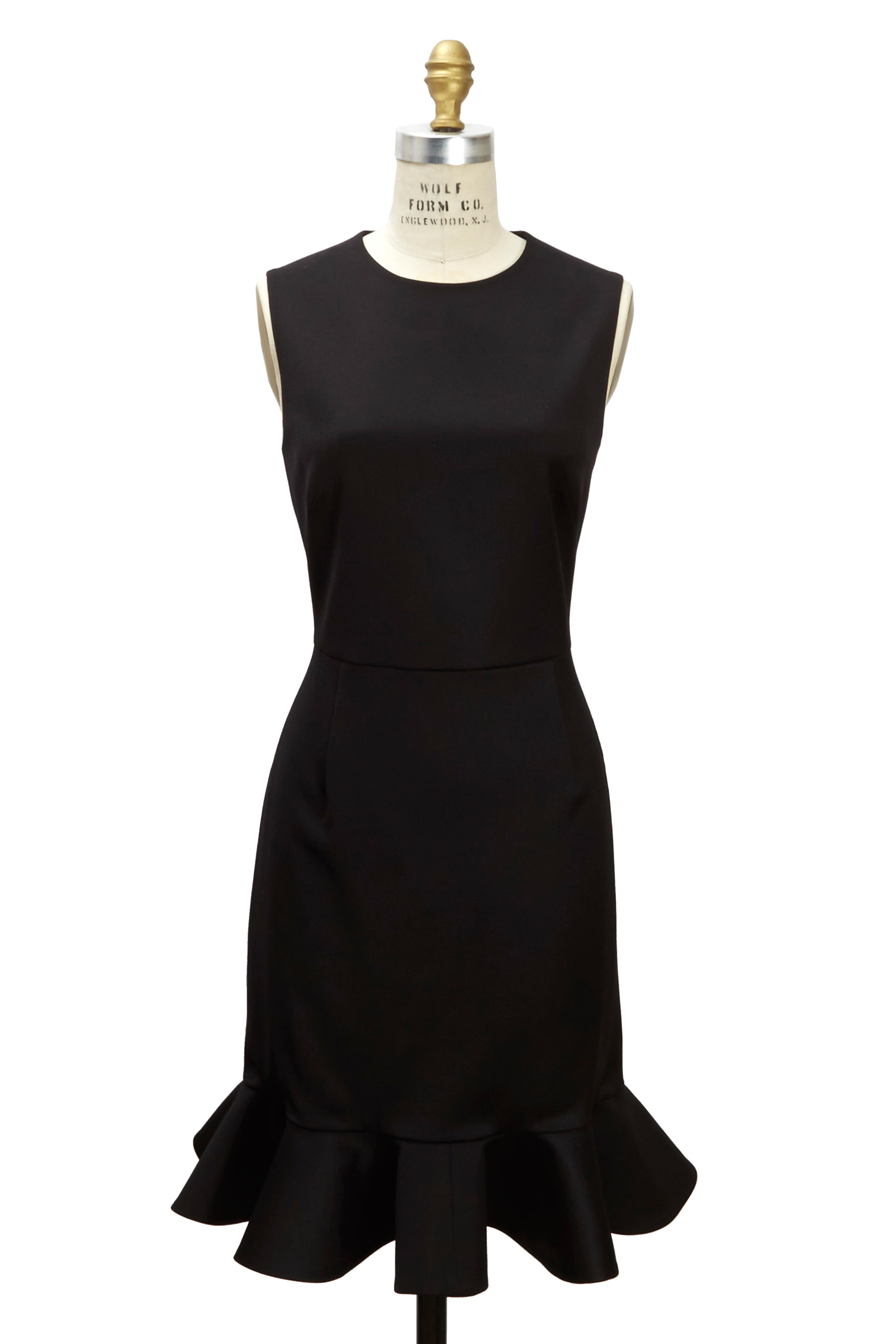 Valentino★素敵！Black Stretch A-Line Dress NWT Valentino Black Stretch A-Line Dress Size S | eBay