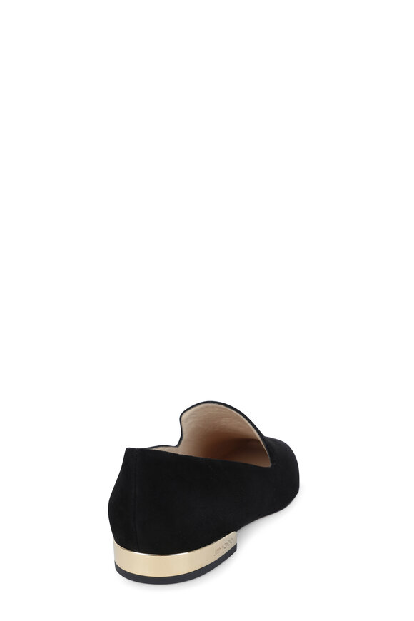 Jimmy Choo - Jaida Black Suede Flat 