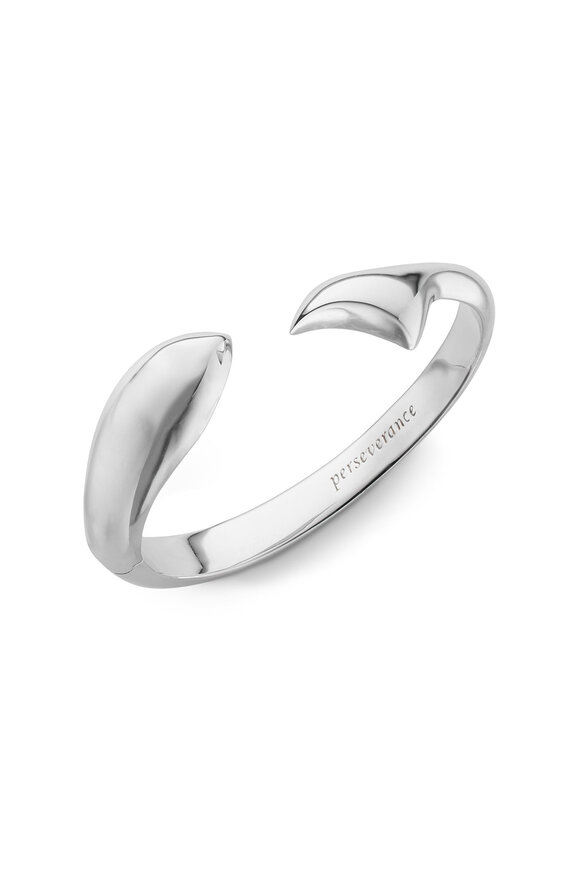 Monica Rich Kosann - "Perseverance” Sterling Silver Fish Cuff