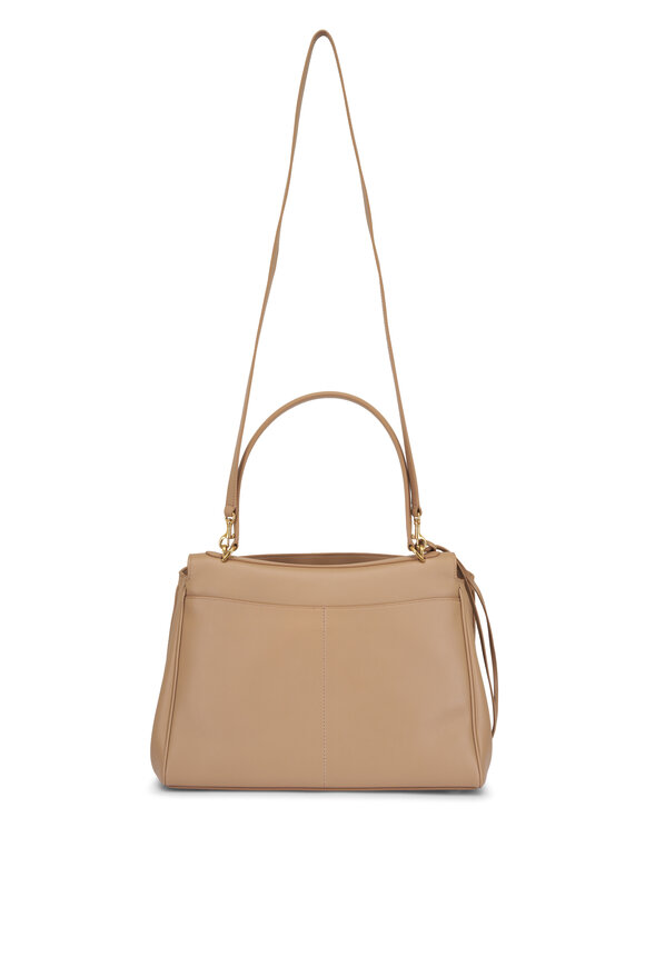 Balenciaga Medium Rodeo Latte Leather Top Handle Bag - view 3