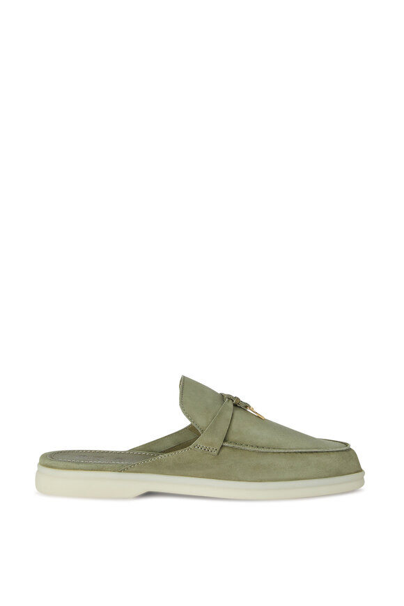Loro Piana Summer Charms Walk Tea Room Suede Loafer - view 6