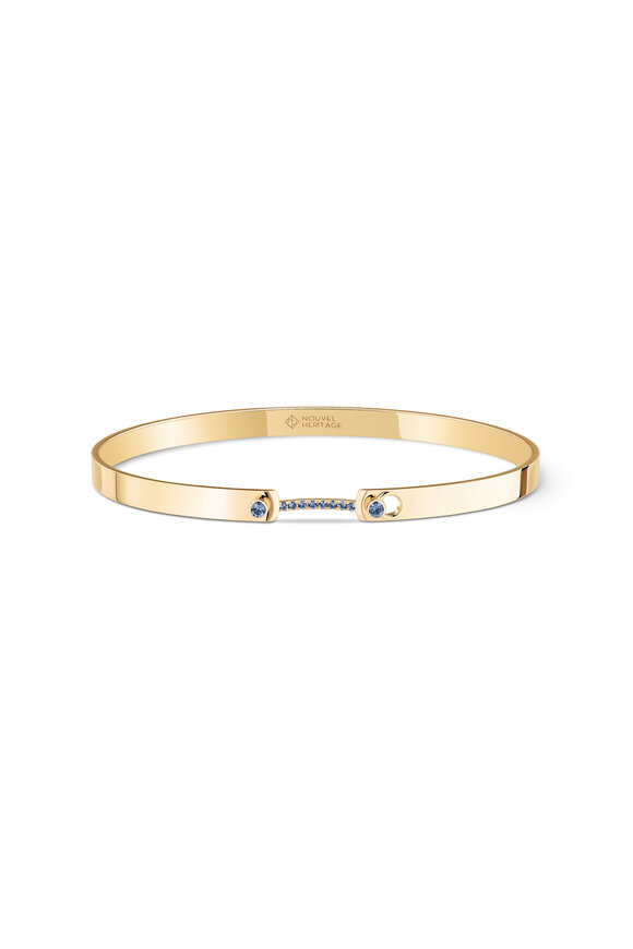 Nouvel Heritage Baby Blue Bangle - view 2