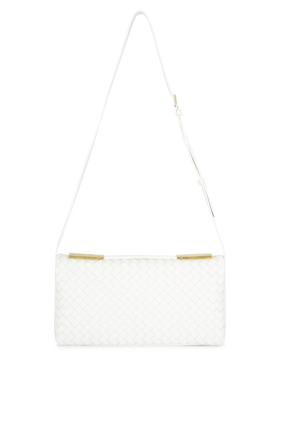 Bottega Veneta The 70 Alabaster Intrecciato Leather Bag - view 3