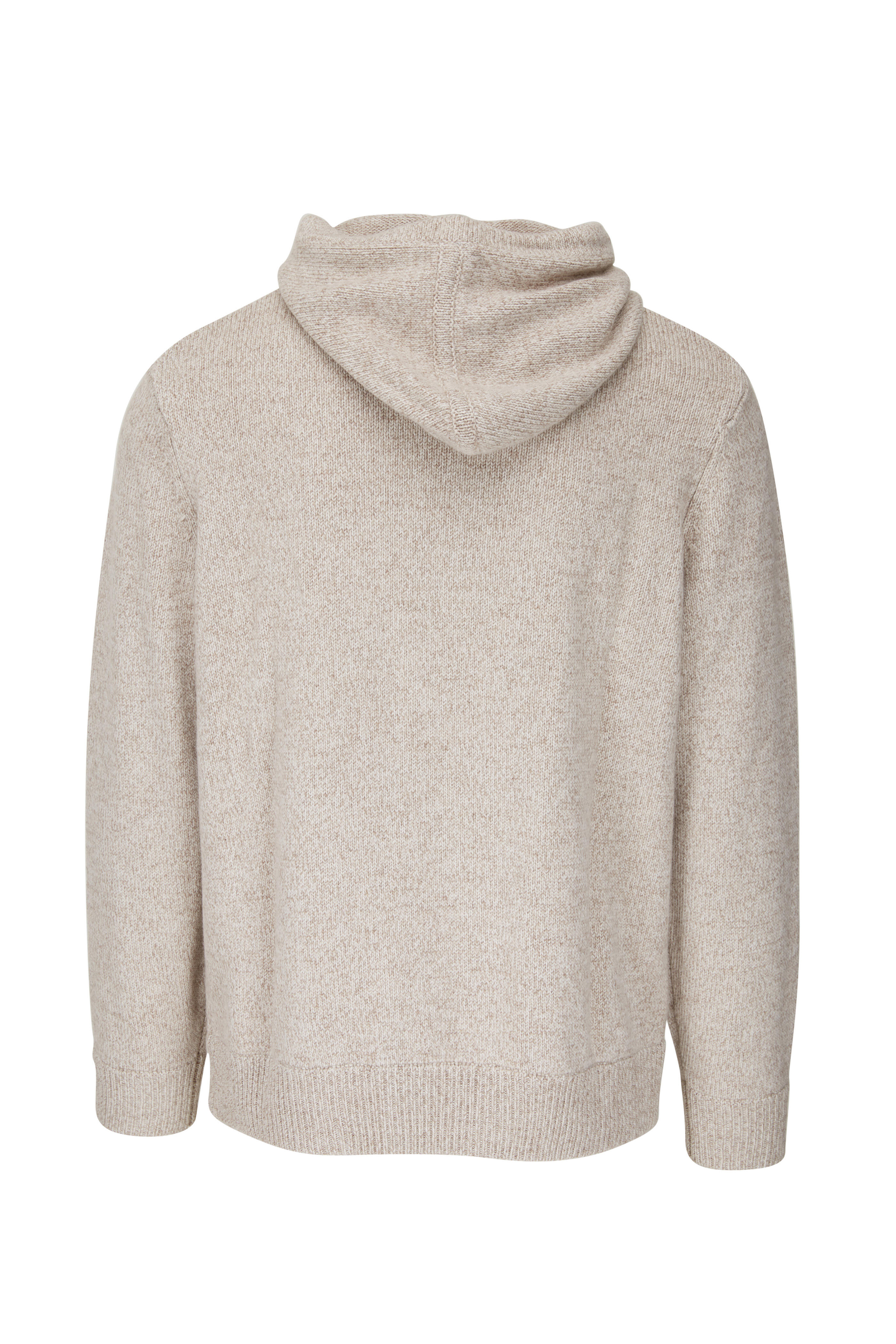 Faherty Brand - Oat Marbled Wool & Cashmere Hoodie