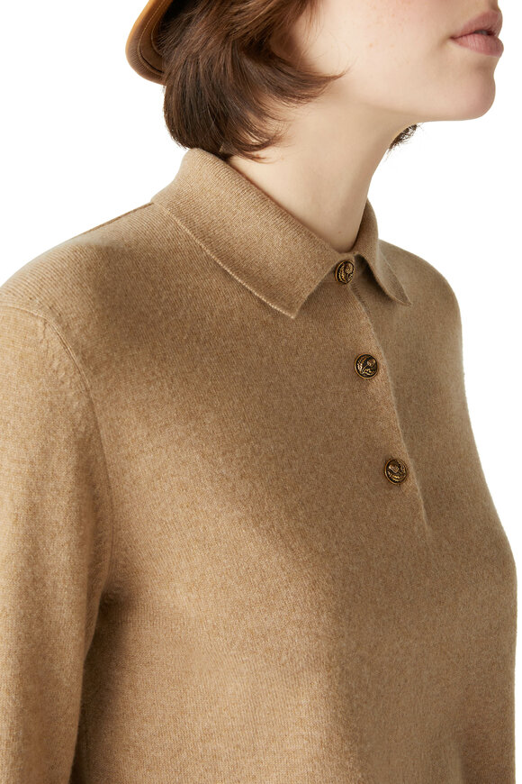 Loro Piana - Classic Camel Cashmere Polo 