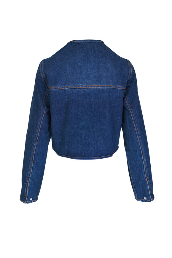 Veronica Beard - Cordell Dusted Oxford Blue Denim Jacket 