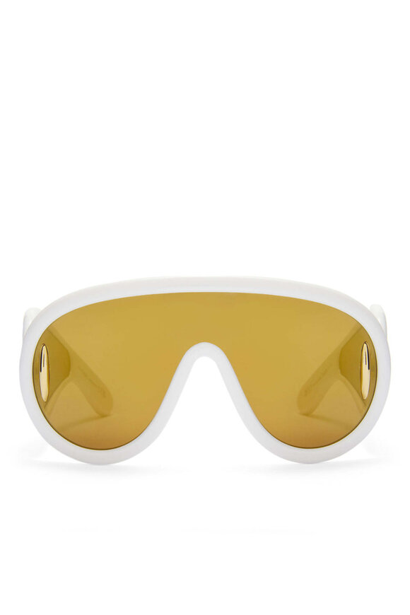 Loewe Sunglasses - Chunky Anagram Sunglasses in Ivory