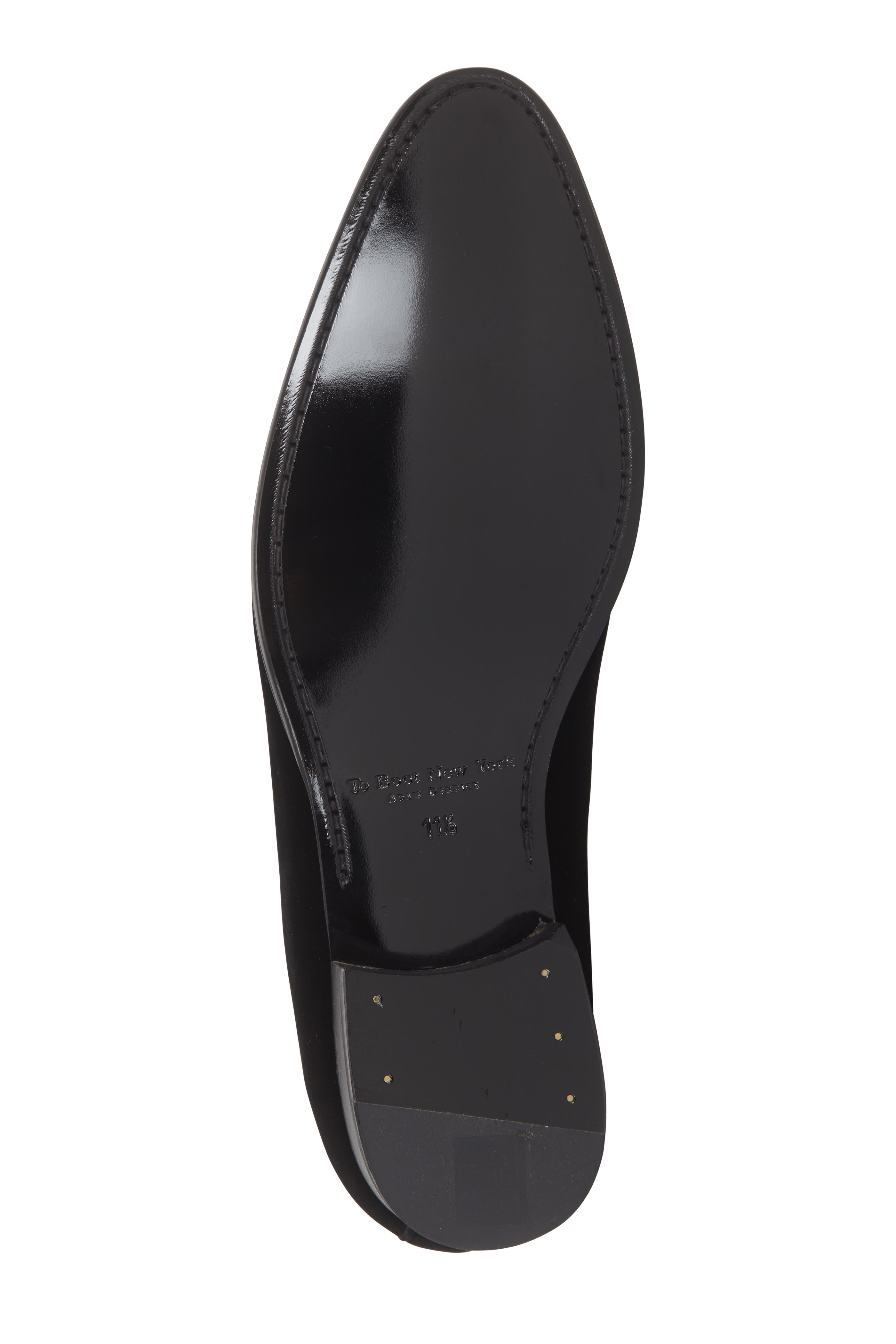 To Boot New York - Bolton Black Velvet Loafer