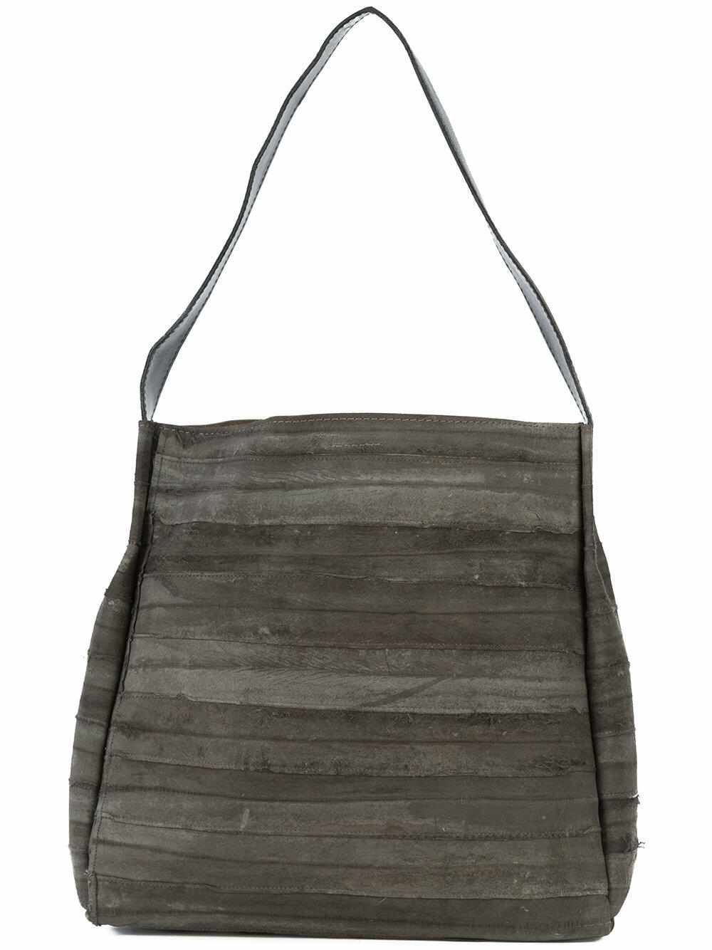 B May Bags - Anthracite Eel Small Hobo Bag
