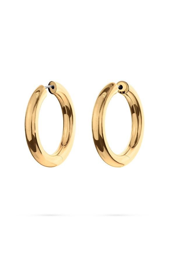 Paul Morelli Ultimate Seamless Geometry Gold Hoops 