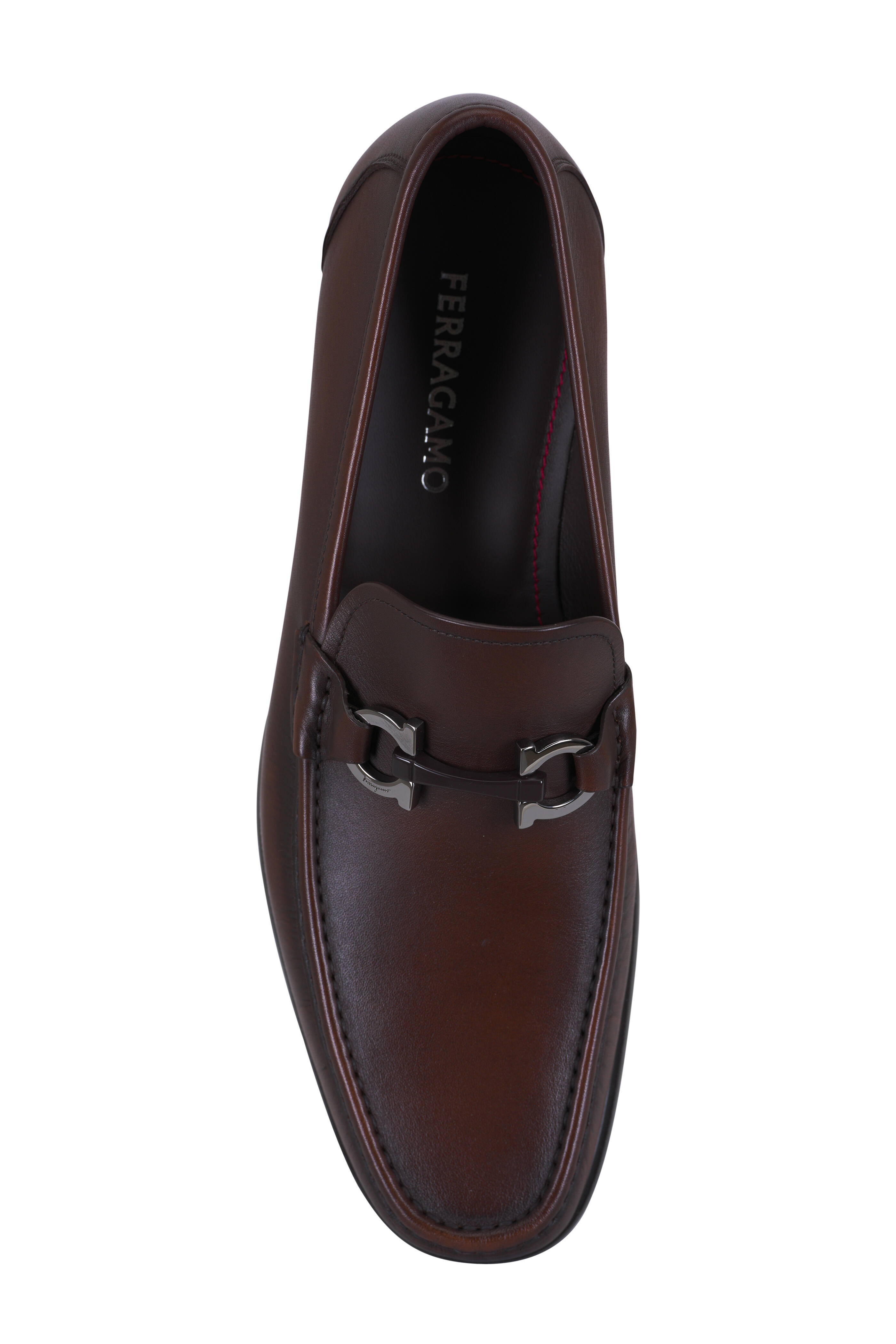 Ferragamo - Grandioso Dark Brown Leather Loafer