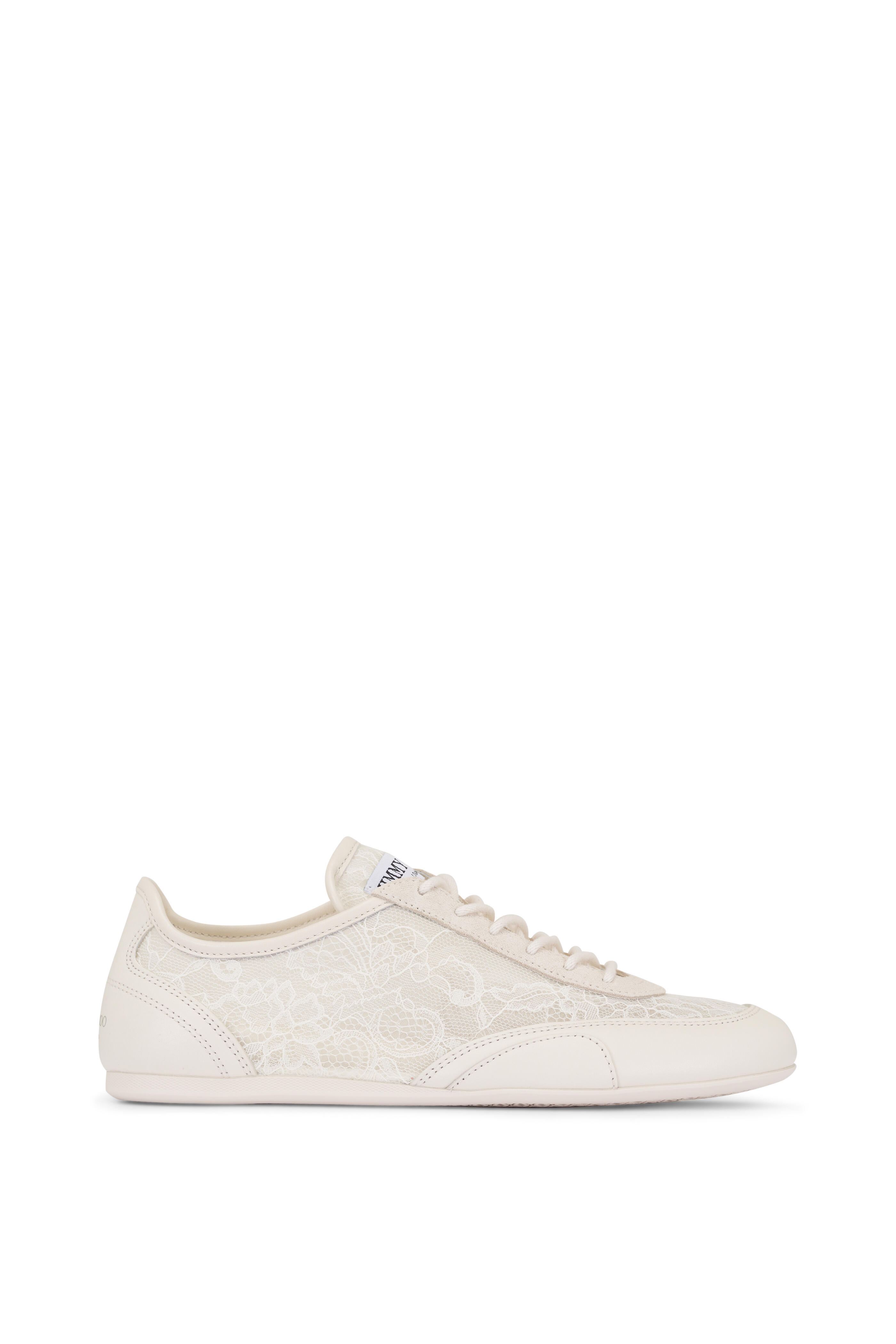 Jimmy Choo - Sunny Latte Leather Mix Running Sneaker