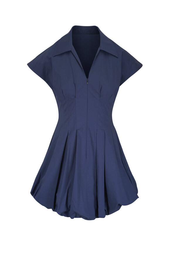 Simkhai Lirinne Navy Bubble Mini Dress - view 1