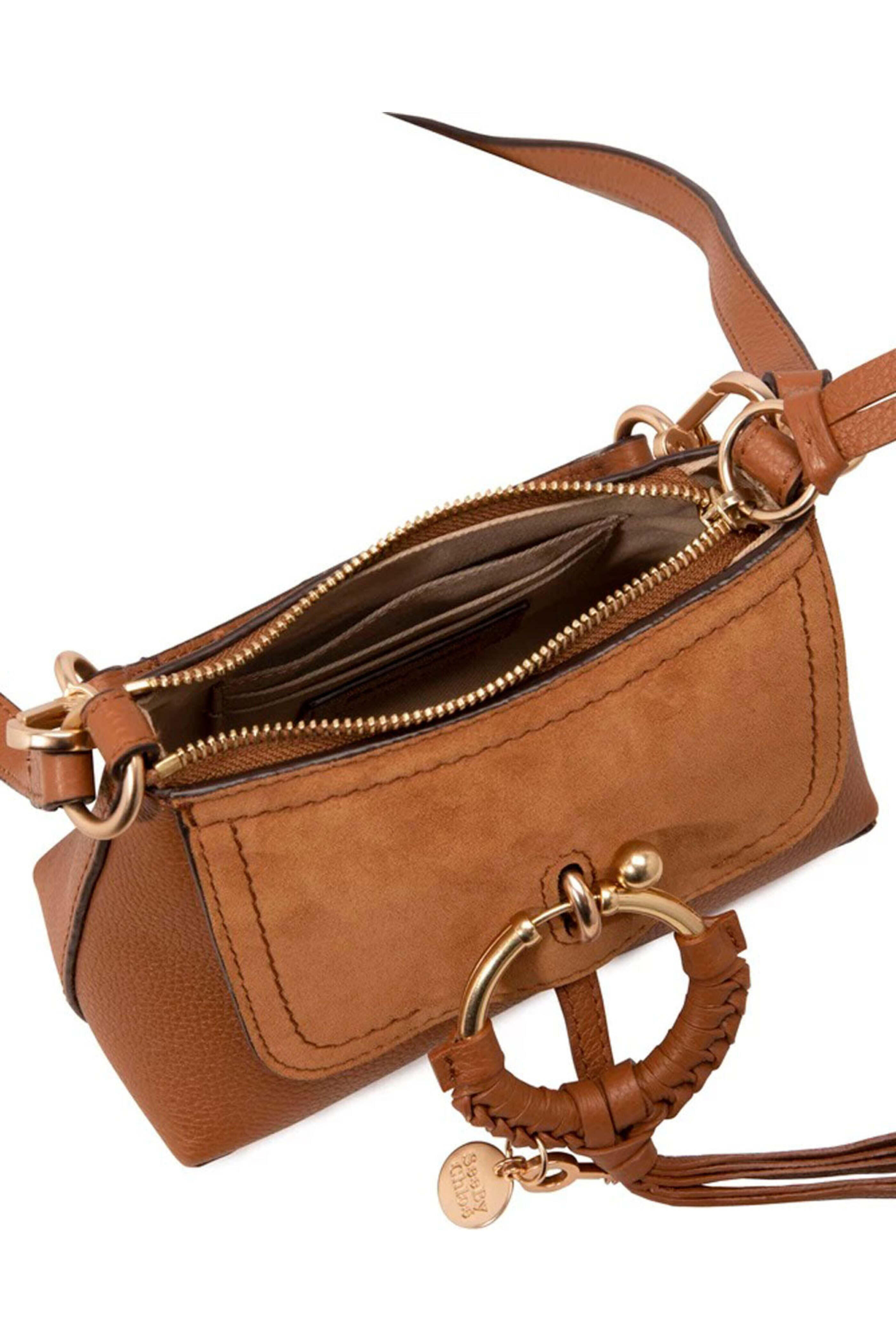 See by Chloé - Mini Joan Crossbody Bag in Caramello