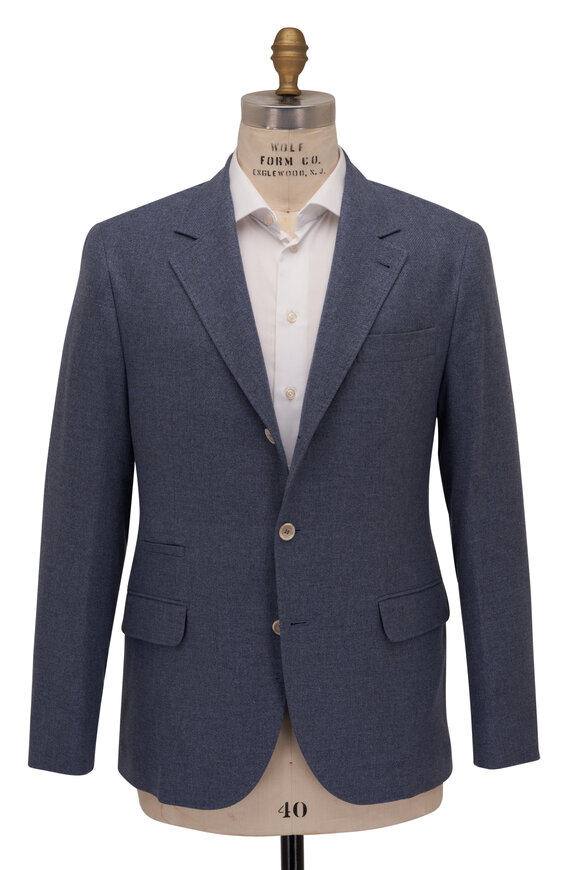 Brunello Cucinelli - Denim Wool Blend Sportcoat