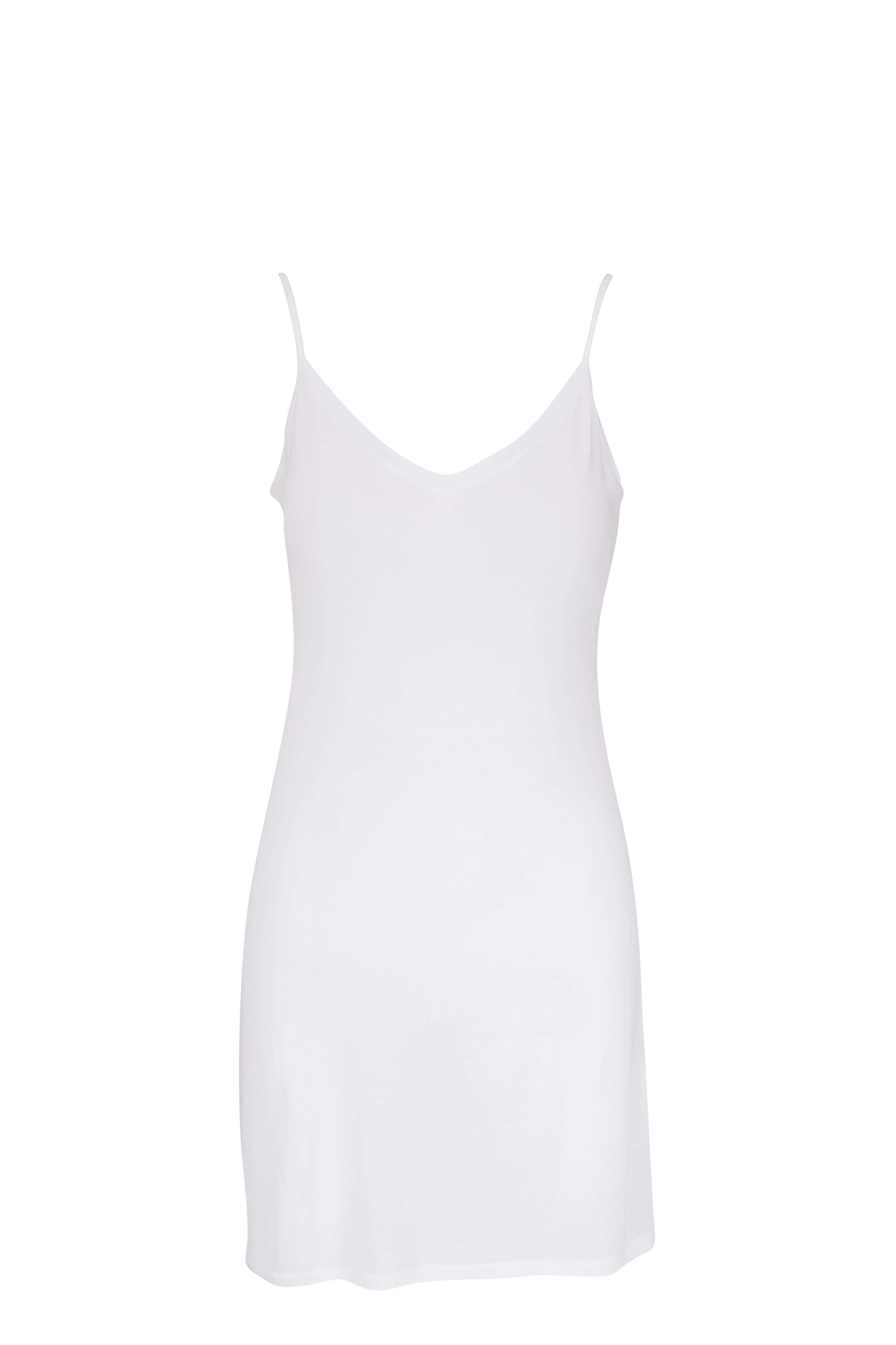 Majestic - White Viscose Slip Dress | Mitchell Stores