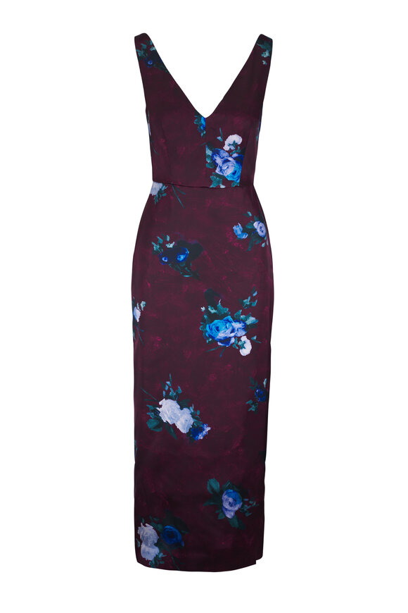 Dolce & Gabbana - Pink Print Stretch Silk Dress | Mitchell