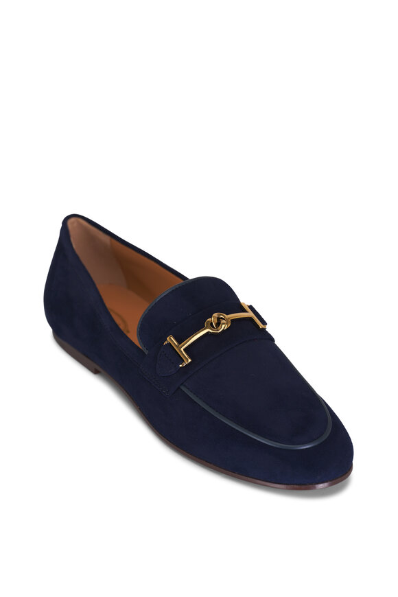 Tod's - Galassia Galaxy Suede T-Ring Moccasin 