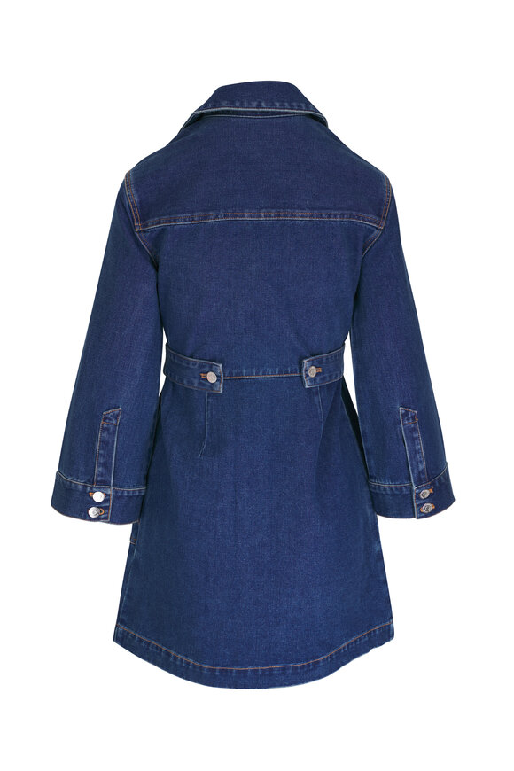 Veronica Beard - McKinely Cornflower Denim Mini Dress 