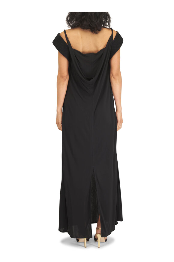 Bottega Veneta Crepe Double Black Jersey Dress - view 3