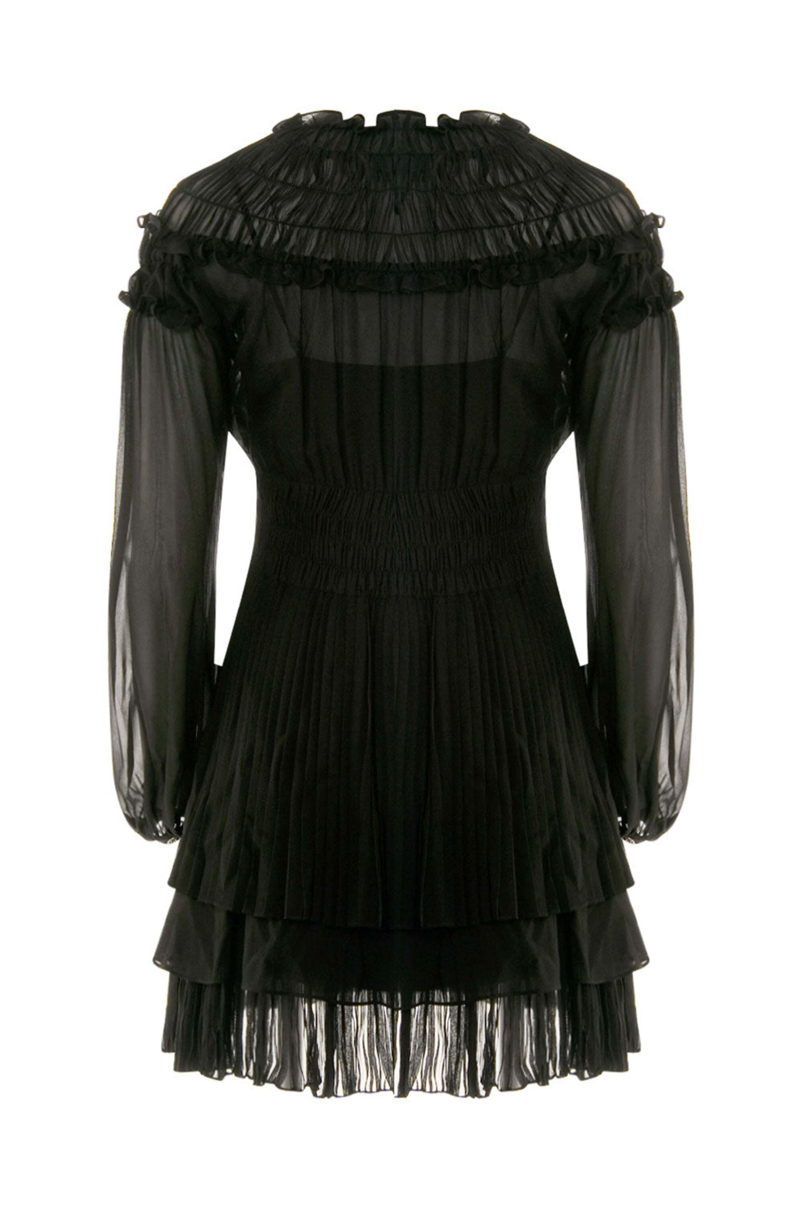 Ports 1961 - Black Long Sleeve Mini Dress