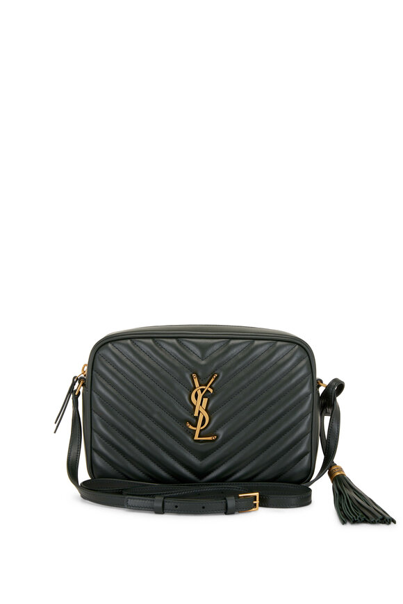 Saint Laurent - Lou Monogram New Vert Crossbody Bag