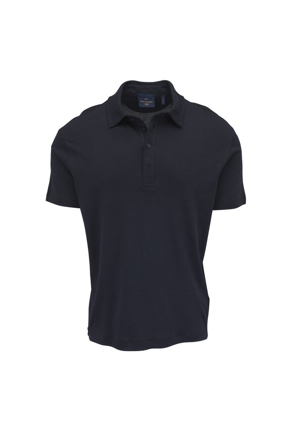 Paul & Shark Navy Extra Soft Interlock Polo