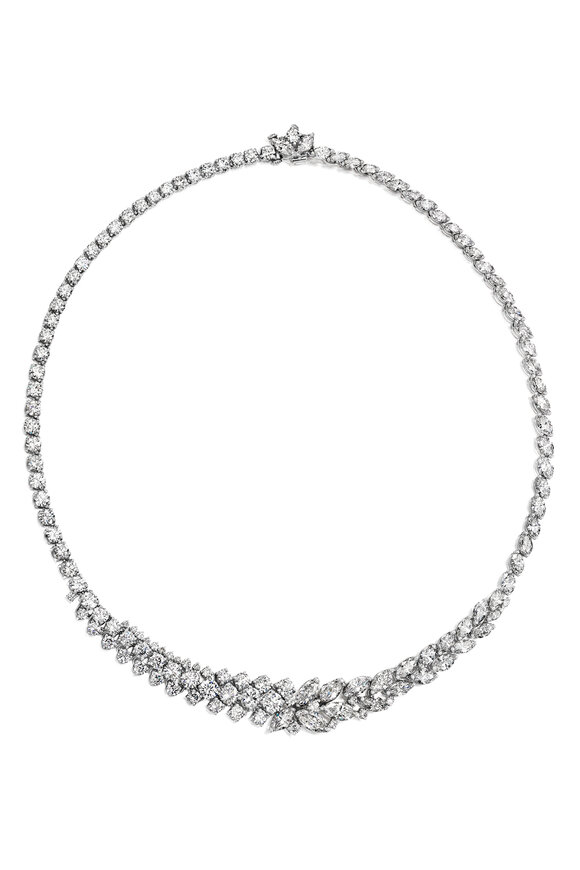 Oscar Heyman Platinum Diamond Necklace