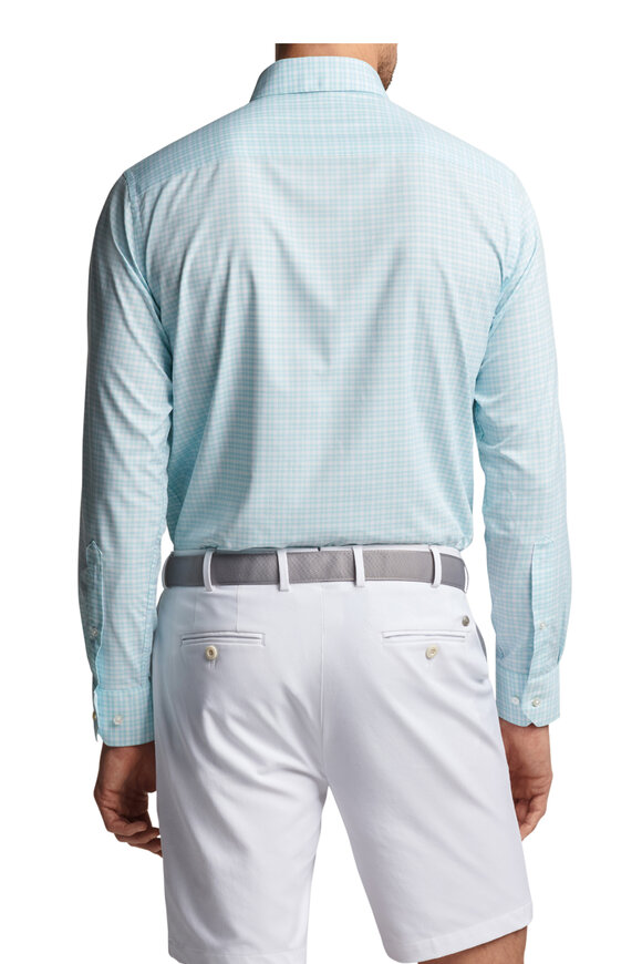 Peter Millar - Crown Rampart Green Plaid Performance Sport Shirt