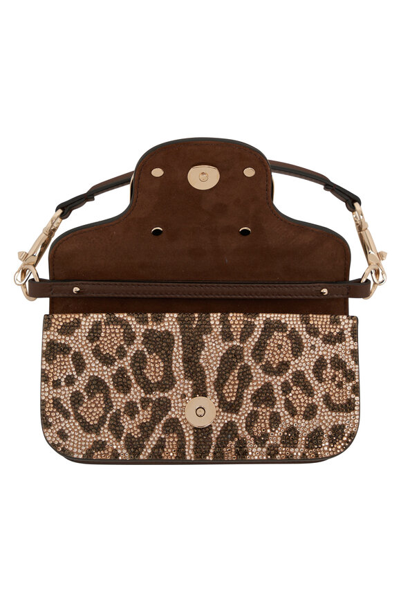 Valentino Garavani - Small Loco Rhinestone Animalier Shoulder Bag 