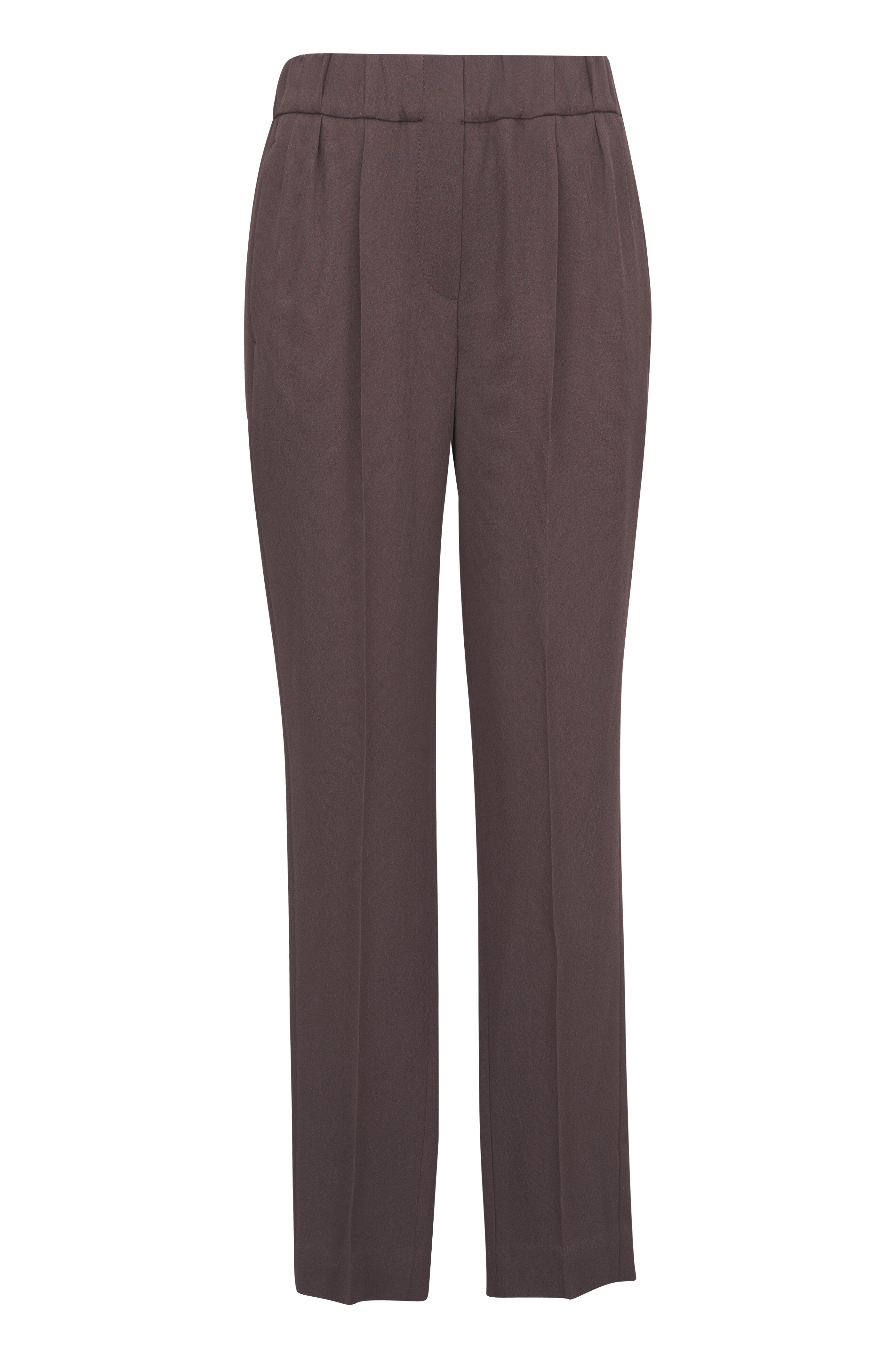 Brunello Cucinelli - Chocolate Brown Classic Pull On Pant