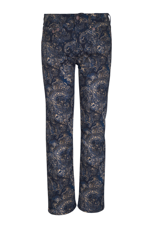 R13 Boy Straight Paisley Jean