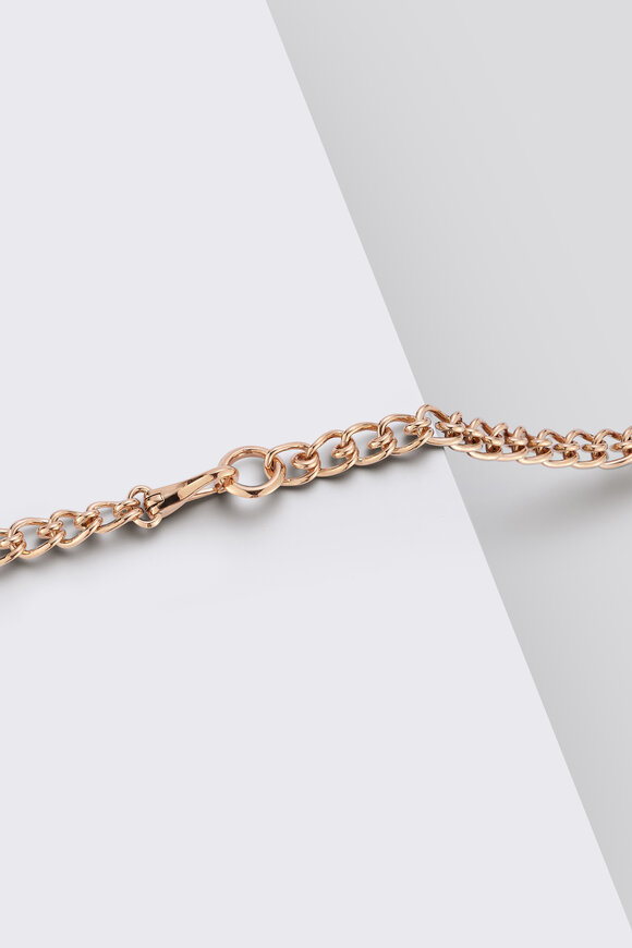 Walters Faith - Rose Gold Coil Chain Necklace