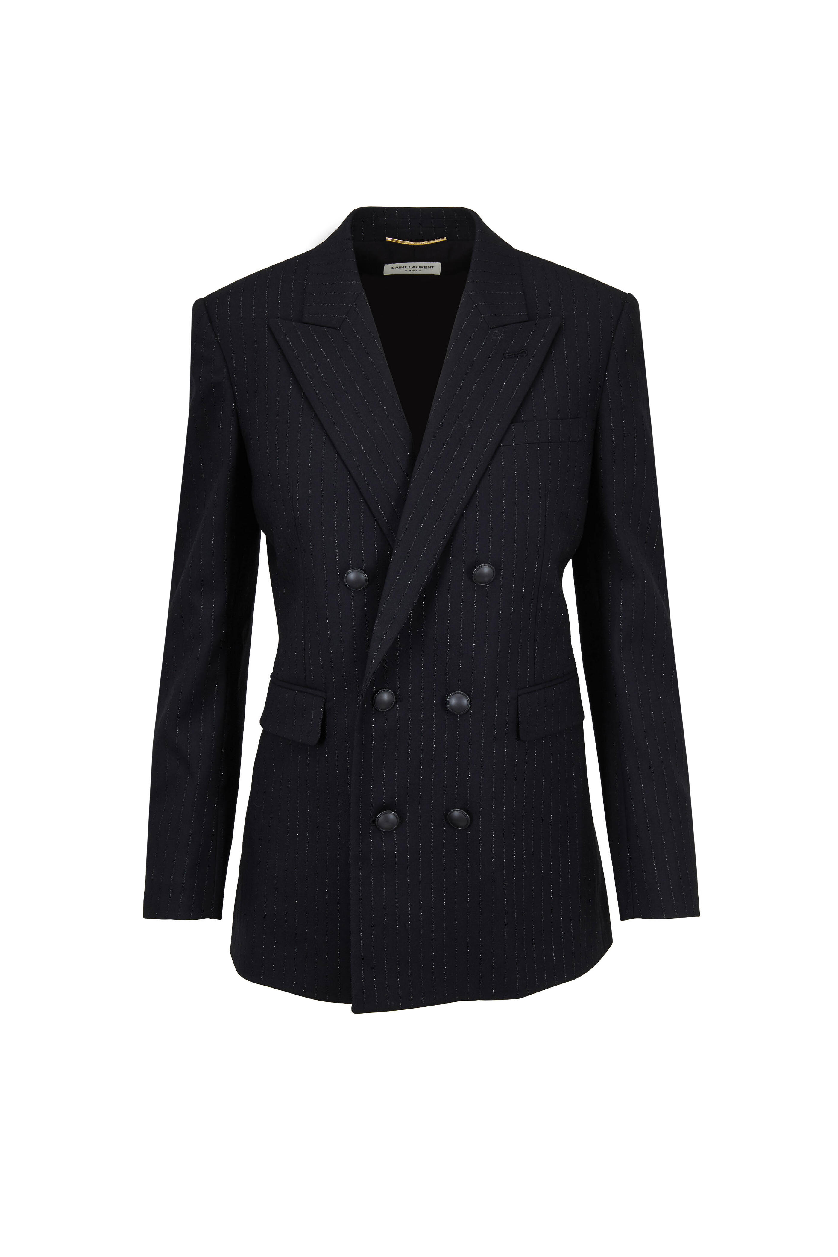 ジャケット Saint Laurent SS25 BLAZER DOUBLE BREAST (821942Y1I25 1506) Check Double Breasted Blazer | SAINT LAURENT | elysewalker
