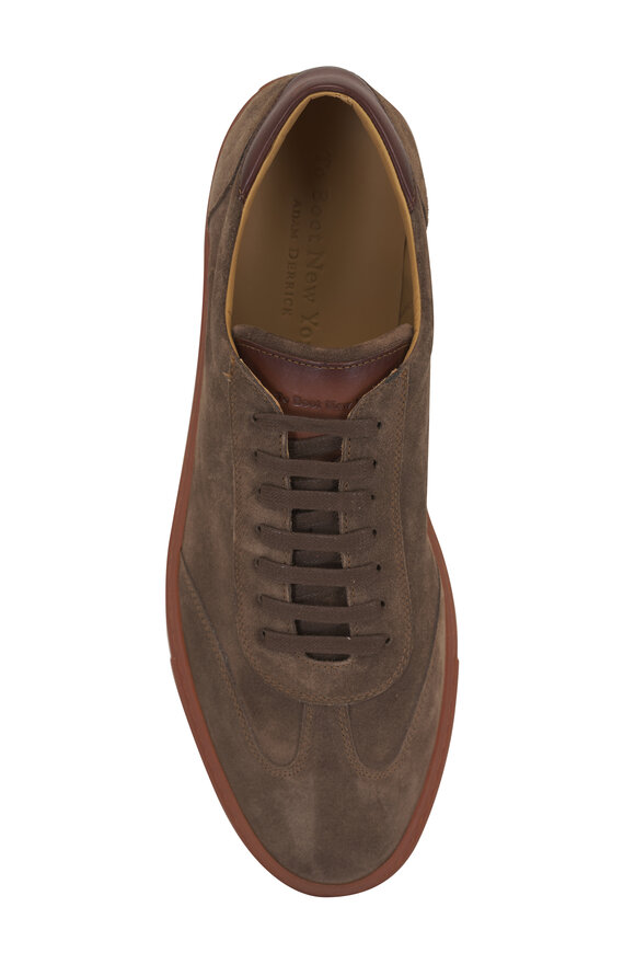 To Boot New York - Brio Tan Suede Lace-Up Sneaker