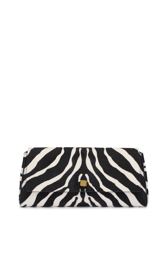 Khaite Audrey Black & White Clutch