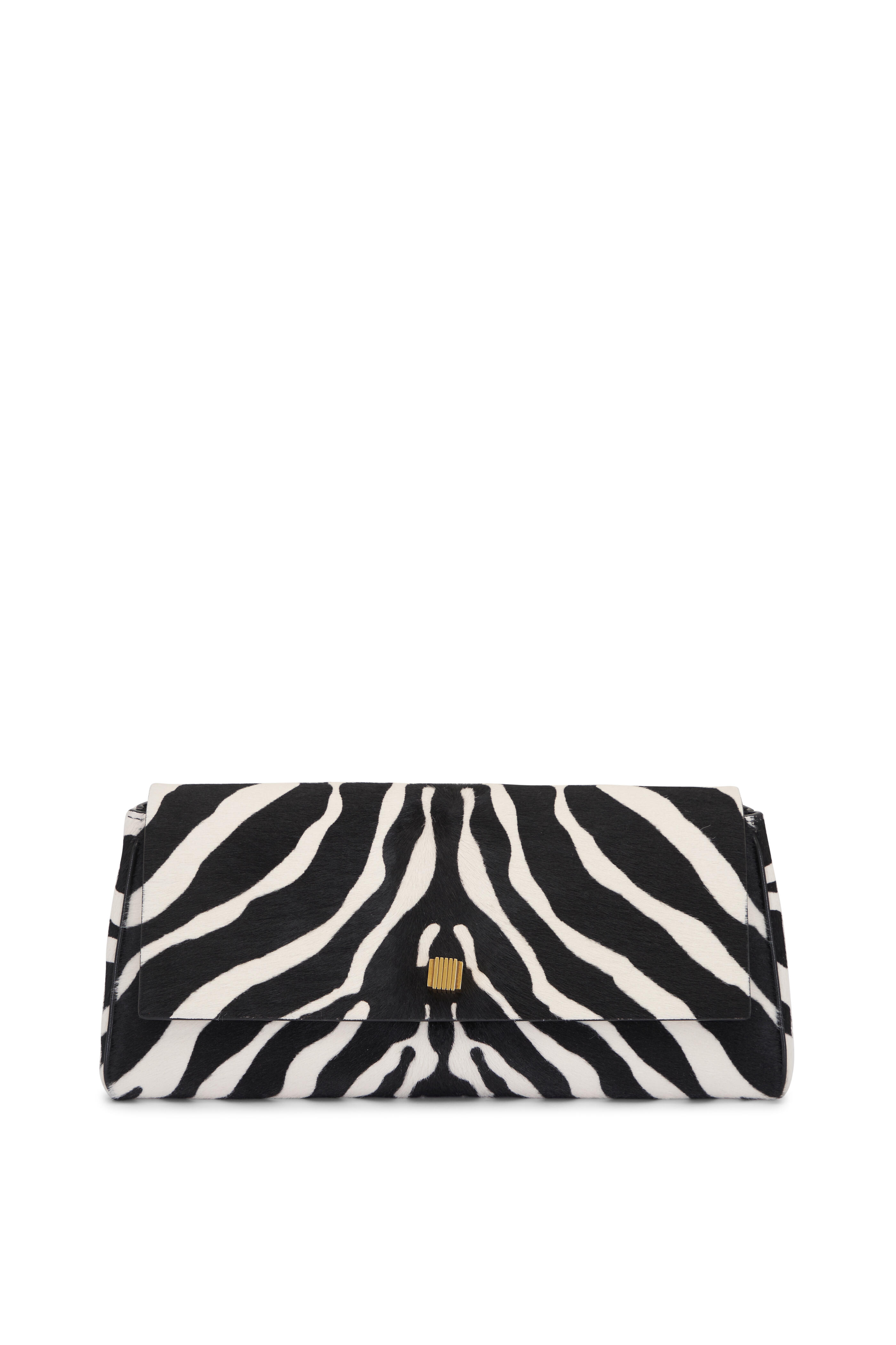 Khaite - Audrey Black & White Clutch