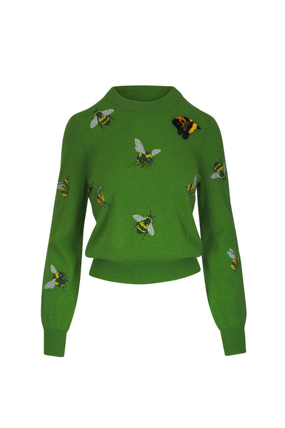Libertine - Buzz Off Kiwi Green Shrunken Pullover Sweater