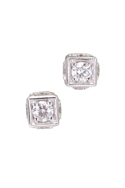 h-star 樣 H. Stern - Noble Gold Diamond Zephyr Earrings | Mitchell Stores