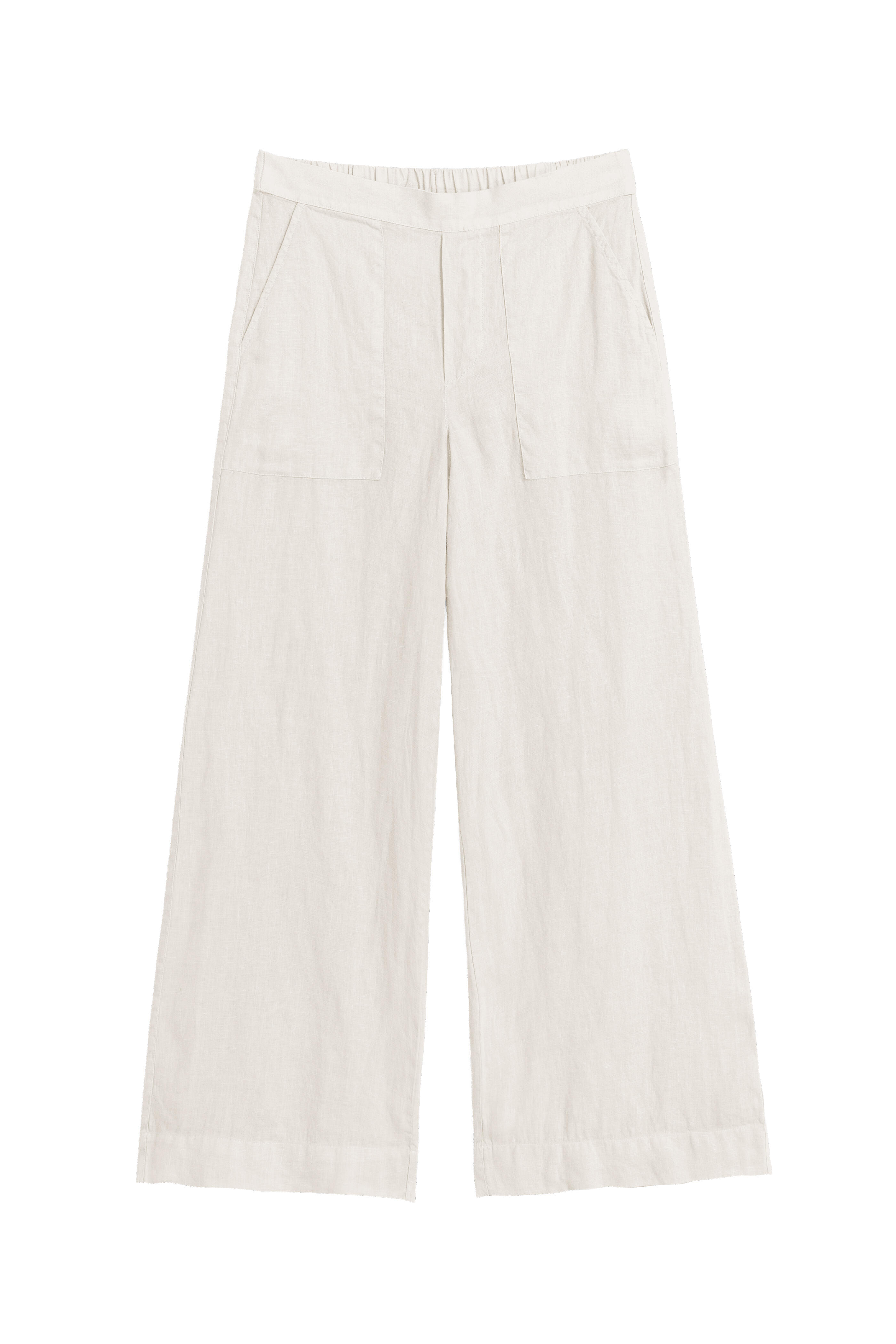 Frank & Eileen - Madeline Sand Linen Patch Pocket Pant - view 1