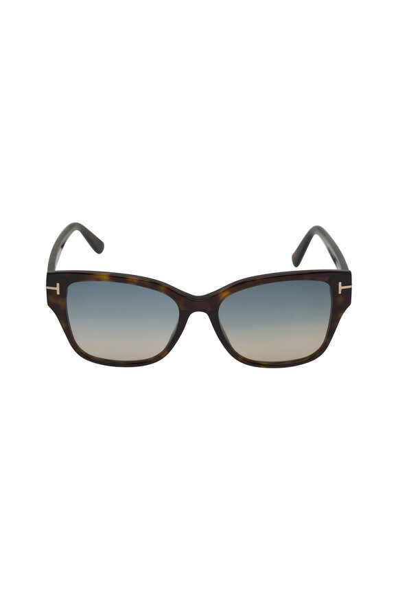 Tom Ford Eyewear - Elsa Havana Polarized Cateye Sunglasses