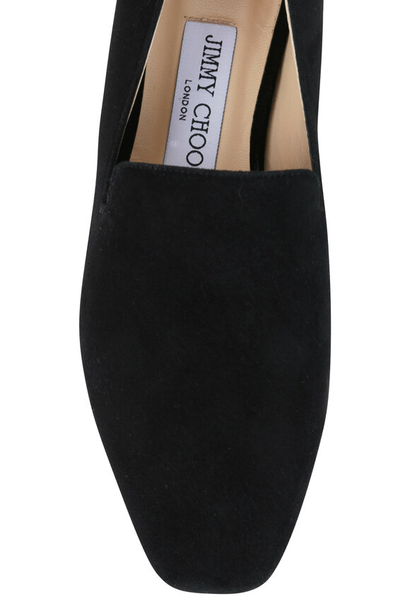 Jimmy Choo - Jaida Black Suede Flat 