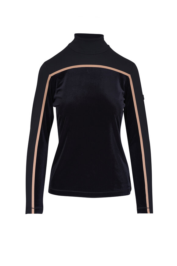 Bogner Milu Black Ski Knit Top