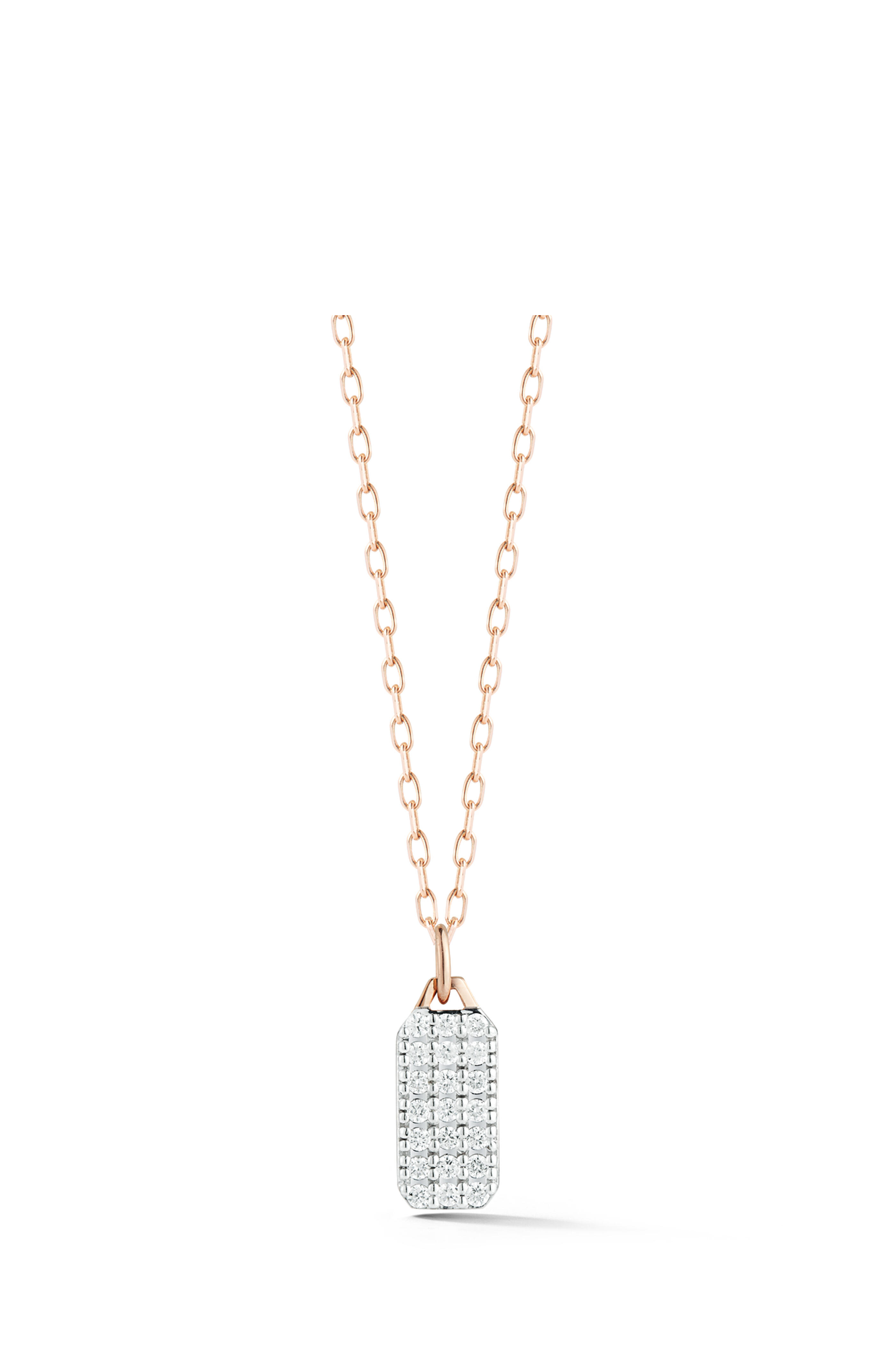 Walters Faith - Dora 18K Rose Gold & Mini Diamond Hex Charm