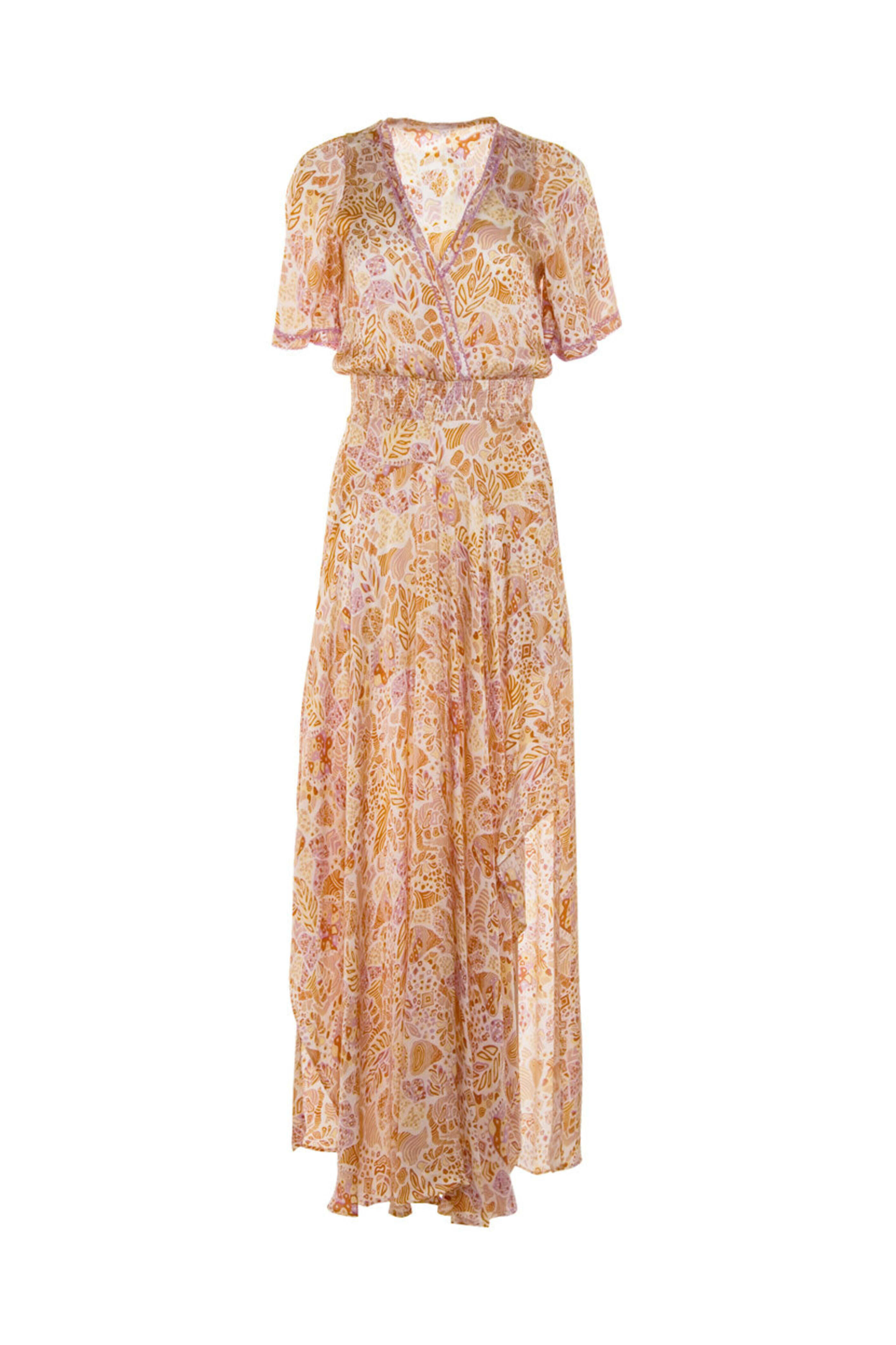 Poupette St Barth - Orange Chagall Mabelle Maxi Dress